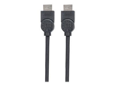 MANHATTAN High Speed HDMI-Kabel ARC 3D 4K30Hz HDMI-Stecker auf HDMI-Stecker geschirmt schwarz 1,5m MANHATTAN High Speed HDMI-Kabel ARC 3D 4K30Hz HDMI-Stecker auf HDMI-Stecker geschirmt schwarz 1,5m