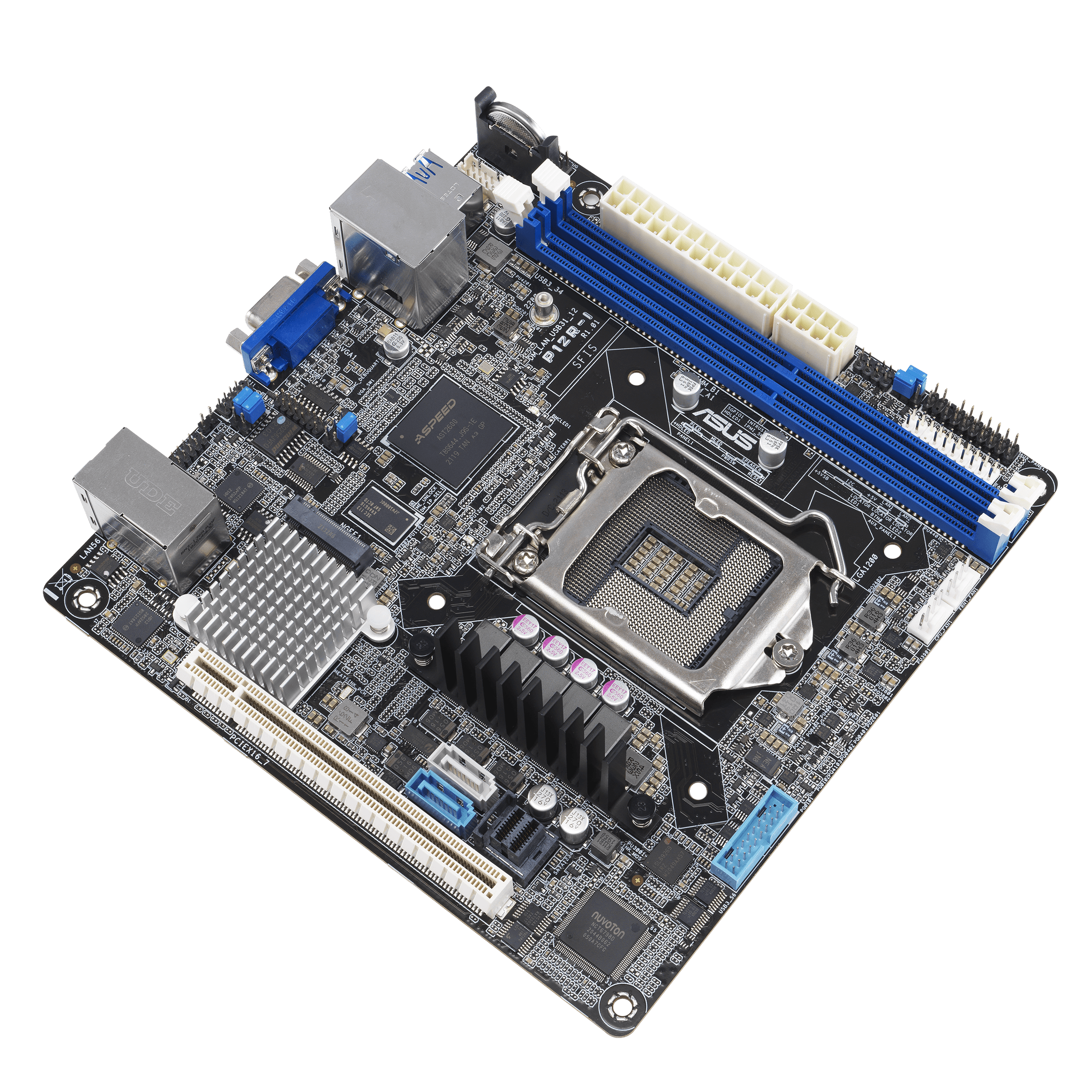 ASUS P12RIAMSB10 LGA1200 mini ITX Server MB 2xDDR4 1xm2 6xSATA
