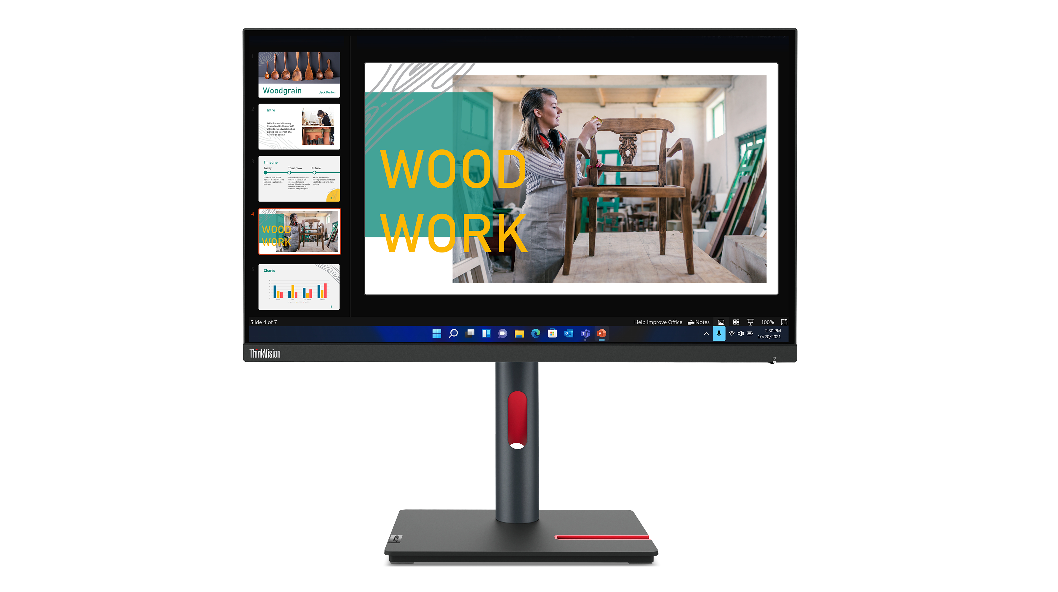 LENOVO ThinkVision P24q30 60,45cm 23,8Zoll Monitor HDMI DP 4xUSB 32 TopSeller