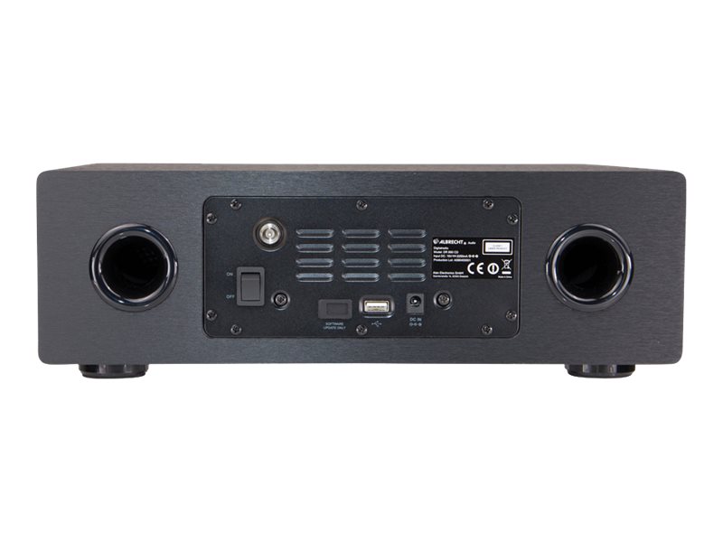 Albrecht DR 890 CD, DAB+,UKW,Internet Schwarz, Holzgehäuse, DLNA, UNDOK, USB +Bluetooth