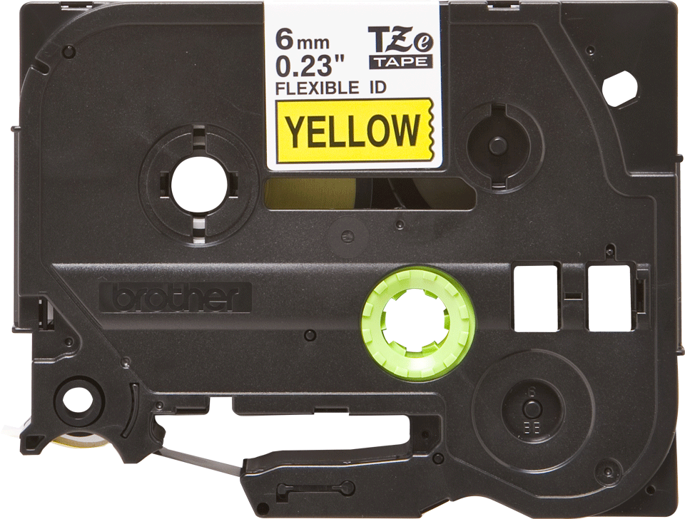 BROTHER PTouch TZEFX611 schwarz auf gelb 6 mm