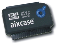 aixcase USB 3.0-to-SATA&/IDE-Konverter OTB, mit Netzteil TÃV