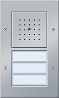 Gira Audio-Türstation 126765 AP 3fach Türko Farbe Alu Gira Audio-Türstation 126765 AP 3fach Türko Farbe Alu