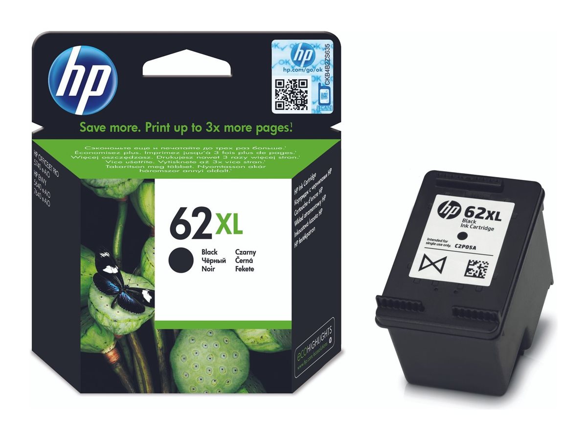 HP 62XL (C2P05AE) schwarz Druckerpatrone