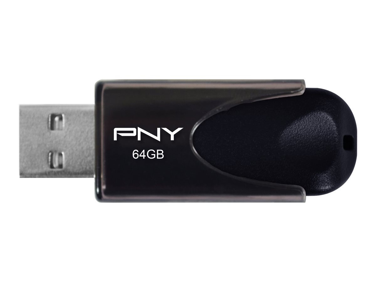 PNY USB-Stick AttachÃ© 4 schwarz 64 GB