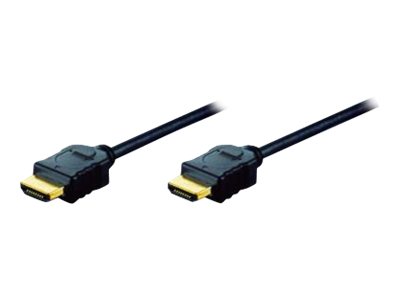 ASSMANN HDMI High Speed Anschlusskabel Typ A St/St 10,0m m/Ethernet Full HD 60p gold sw ASSMANN HDMI High Speed Anschlusskabel Typ A St/St 10,0m m/Ethernet Full HD 60p gold sw