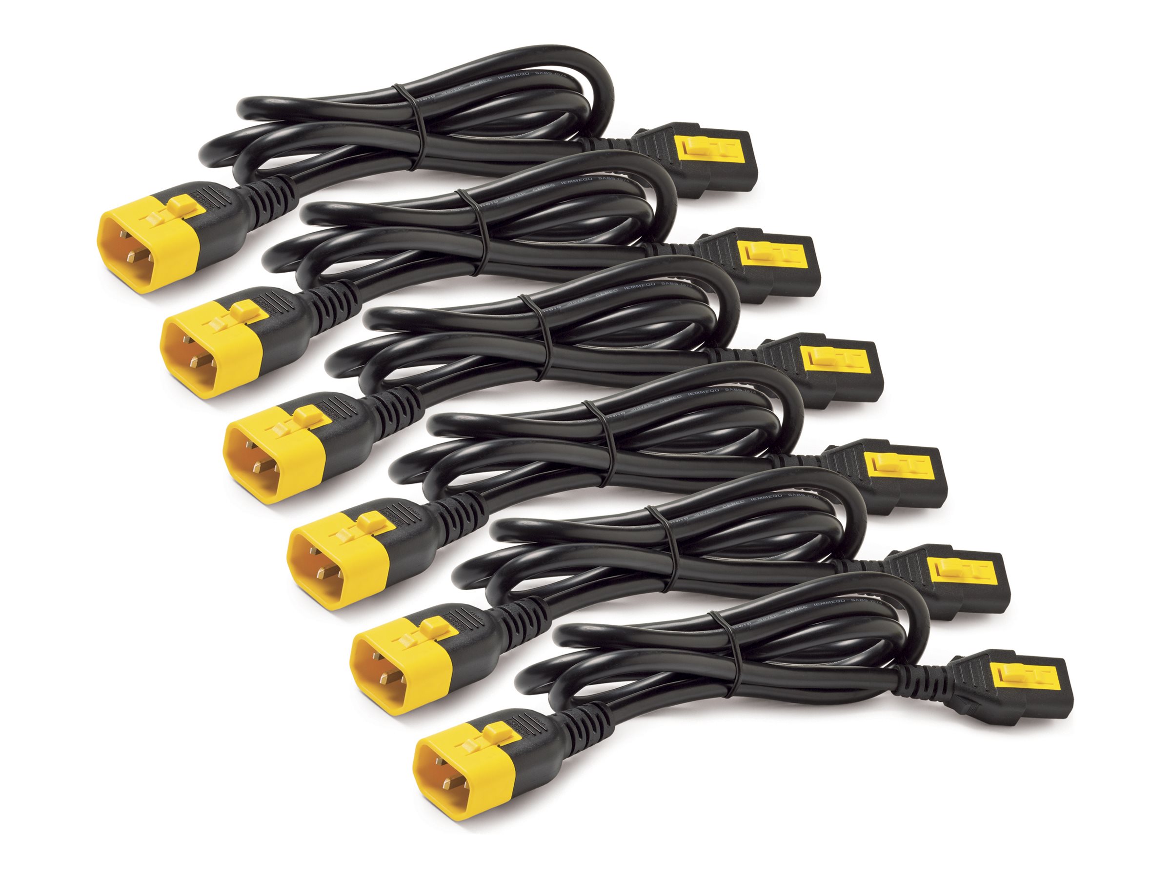 APC Power Cord Kit 6 ea Locking C13 to C14 0.6m North America APC Power Cord Kit 6 ea Locking C13 to C14 0.6m North America