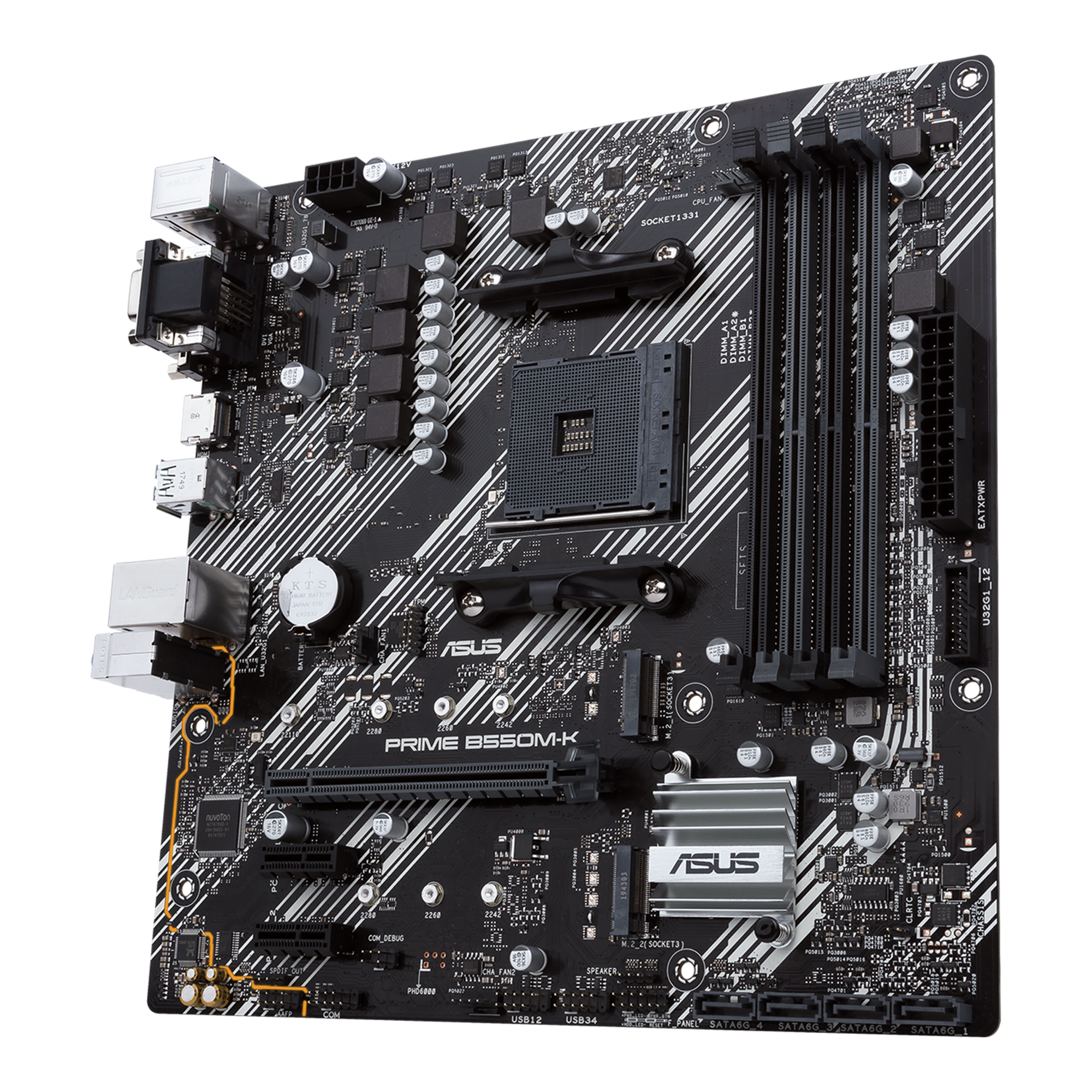 ASUS PRIME B550M-K micro ATX AMD B550 Gigabit LAN
