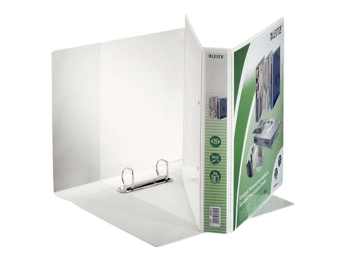 6 LEITZ Praesentationsringbuecher 2-Ringe weiss 5,0 cm DIN A4 6 LEITZ Praesentationsringbuecher 2-Ringe weiss 5,0 cm DIN A4