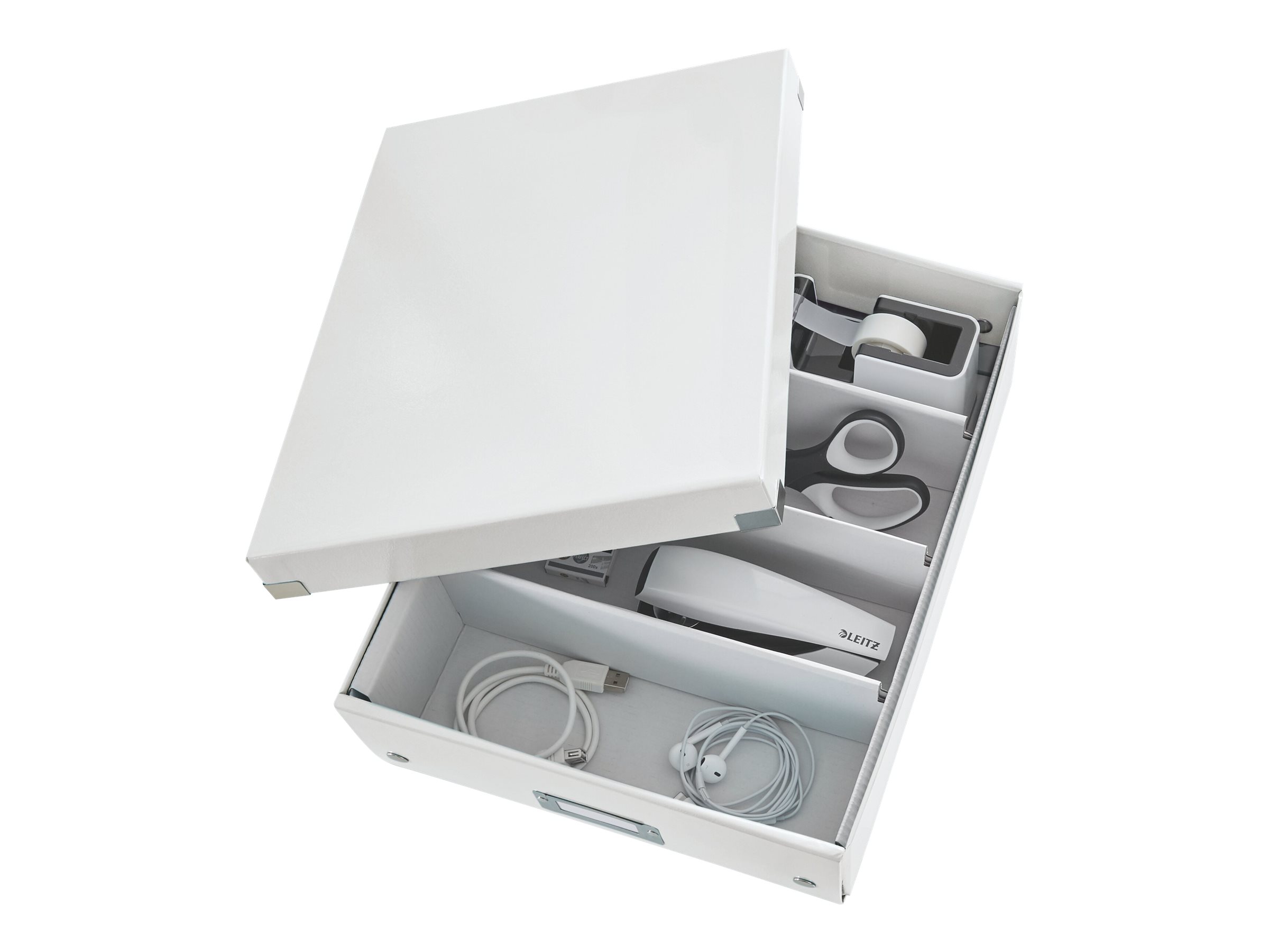 LEITZ Click & Store Aufbewahrungsbox 900 Blatt weiss 28,0 x 37,0 x 10,0 cm LEITZ Click & Store Aufbewahrungsbox 900 Blatt weiss 28,0 x 37,0 x 10,0 cm