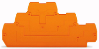 Wago Abschluss-/Zwischenplatte 870-569 orange Wago Abschluss-/Zwischenplatte 870-569 orange