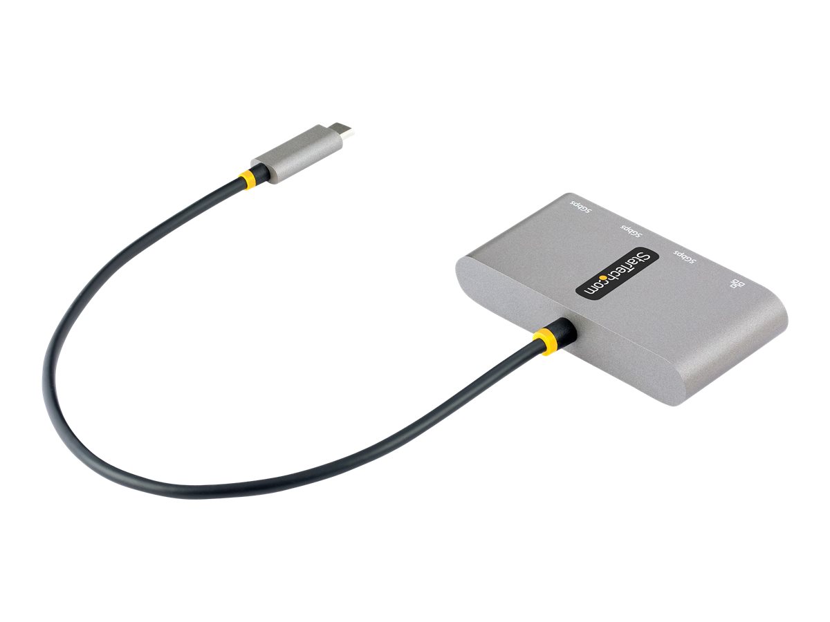 STARTECH.COM 4-Port USB-C Hub - 1x USB-A &amp 3x USB-C - USB 3.1/3.2 Gen 2 10Gbit/s - Busbetrieben - USB Typ-C Hub