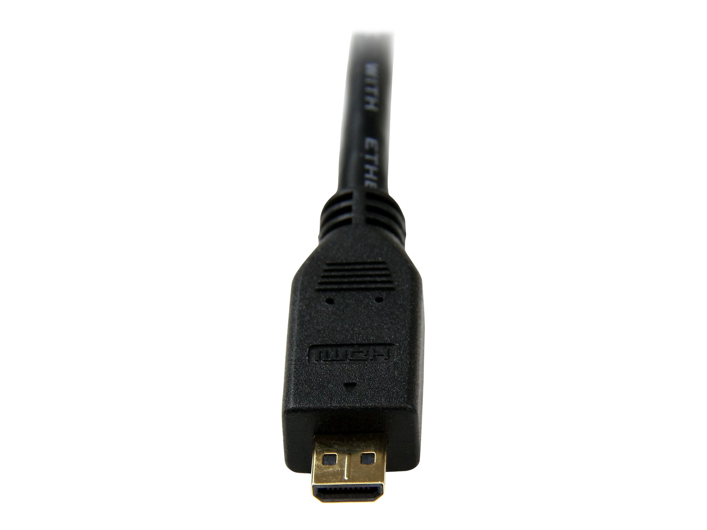 STARTECHCOM 05m High Speed HDMI Cable with Ethernet HDMI to HDMI Micro MM