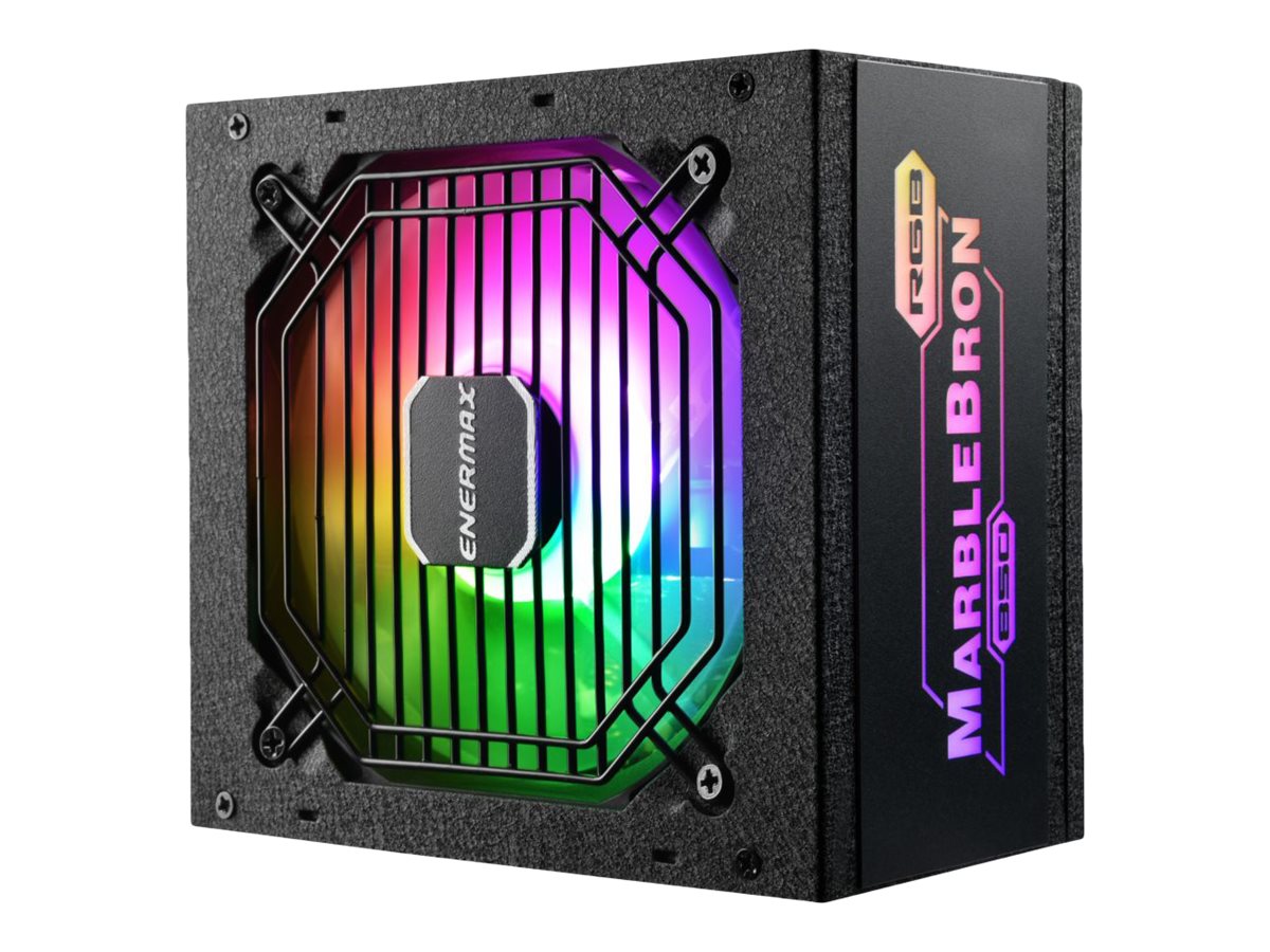 ENERMAX MARBLEBRON 850W RGB PC Netzteil semi-modular 80Plus Bronze Single Rail +12V ErPLot6