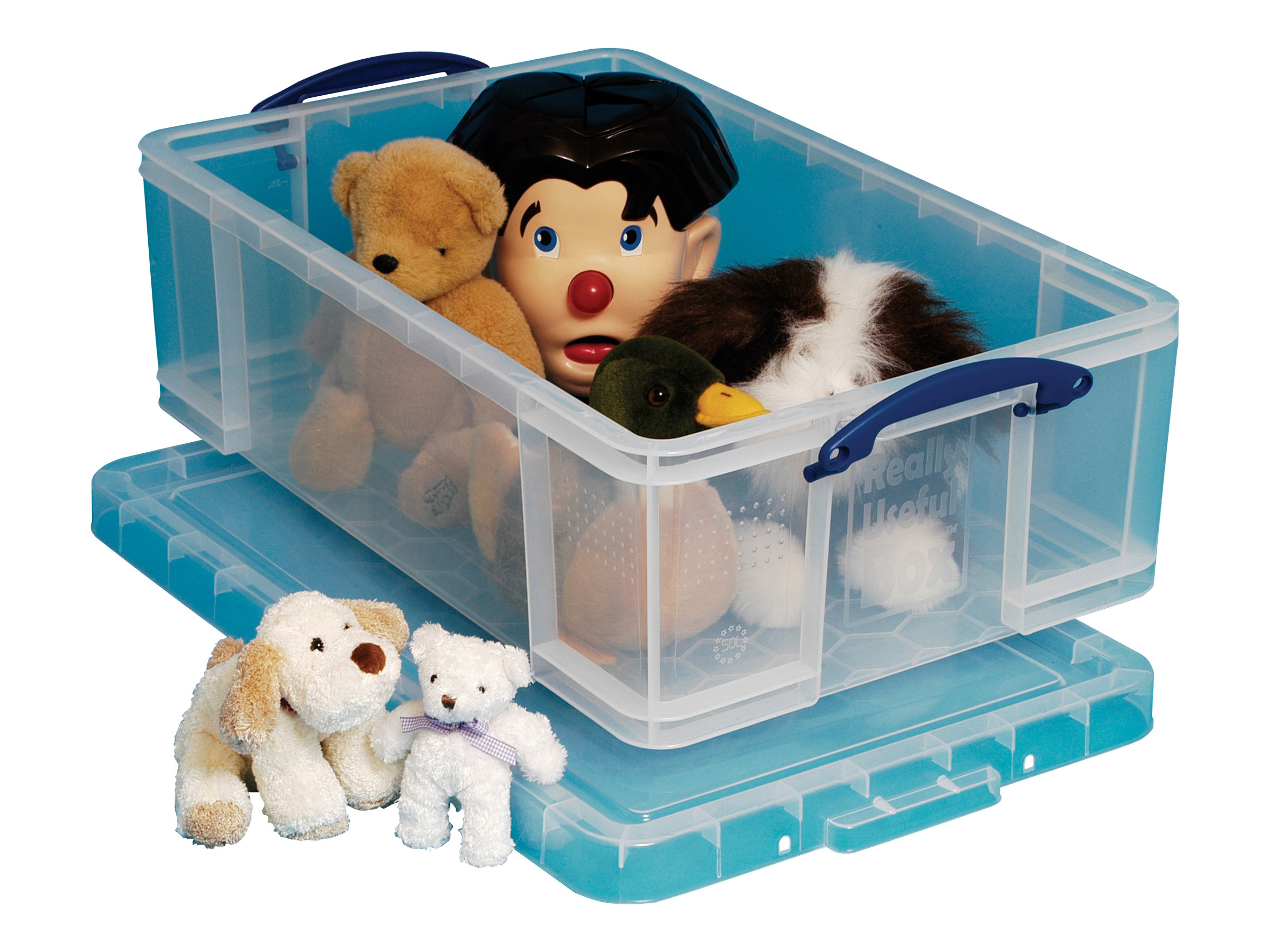 Really Useful Box Aufbewahrungsbox 50,0 l transparent 71,0 x 44,0 x 23,0 cm Really Useful Box Aufbewahrungsbox 50,0 l transparent 71,0 x 44,0 x 23,0 cm
