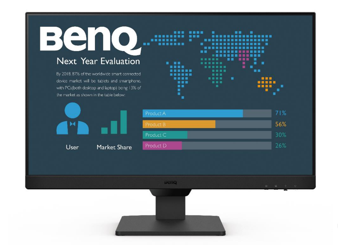 BenQ BL2490 Monitor 61,0 cm 24,0 Zoll schwarz