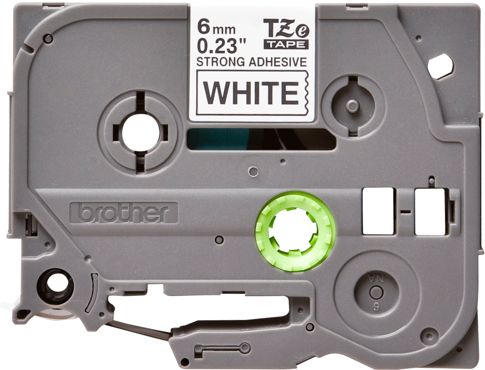 TZES211 BROTHER PT Schriftband 6mm weiss