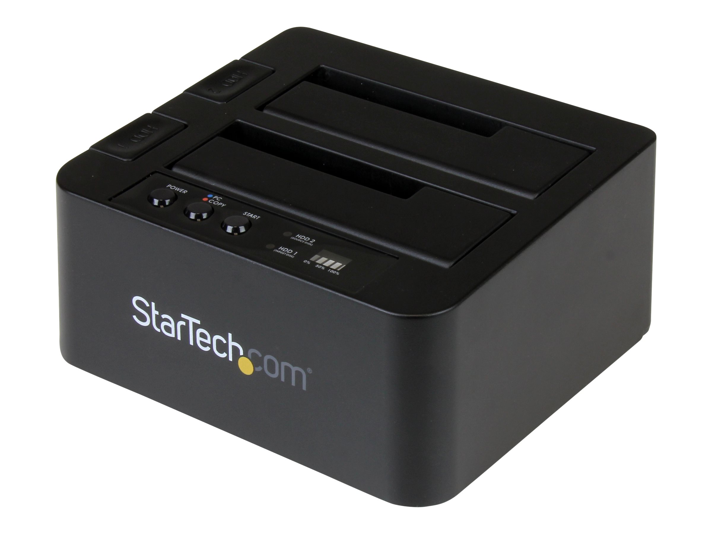 StarTech.com Standalone Hard Drive Duplicator, Dual Bay HDDSSD ClonerCopier, USB 3.1 (10 Gbps) to SATA III (6Gbps) HDDSSD Docking Station, Hard Disk Duplicator Dock - Hard Drive Cloner - Festplattenduplikator