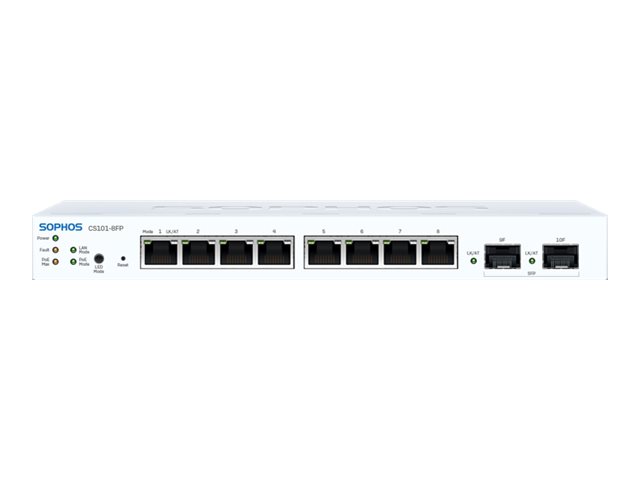 SOPHOS CS101-8FP Sophos Switch - 8 port with Full PoE - EU power cord SOPHOS CS101-8FP Sophos Switch - 8 port with Full PoE - EU power cord