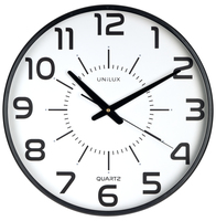 unilux Wanduhr Maxi Pop weiss schwarz Kunststoff, Ø 37,5 cm unilux Wanduhr Maxi Pop weiss schwarz Kunststoff, Ø 37,5 cm