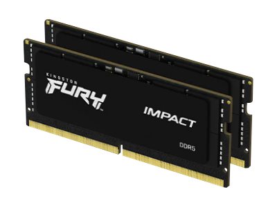 KINGSTON 16GB 4800MTS DDR5 CL38 SODIMM Kit of 2 FURY Impact