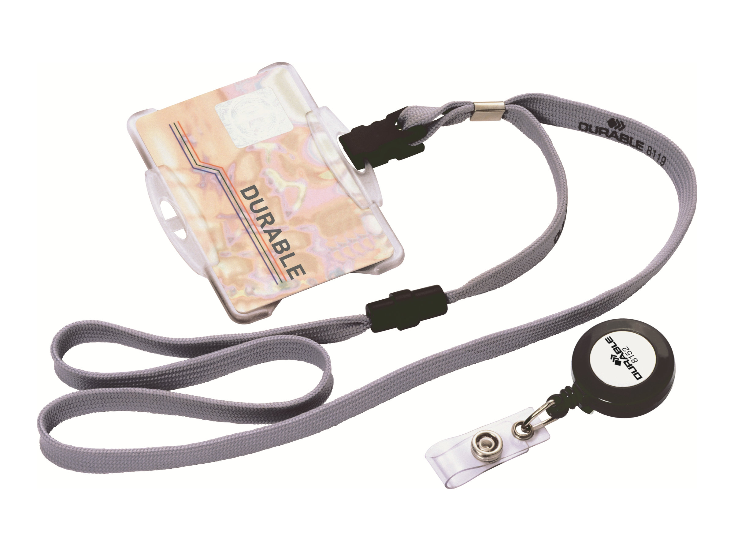 25 DURABLE Namensschilder mit Clip 8,5 x 5,4 cm 25 DURABLE Namensschilder mit Clip 8,5 x 5,4 cm
