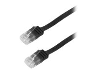 helos ultra flaches Patchkabel U/FTP Cat 6a gelb 0,3m