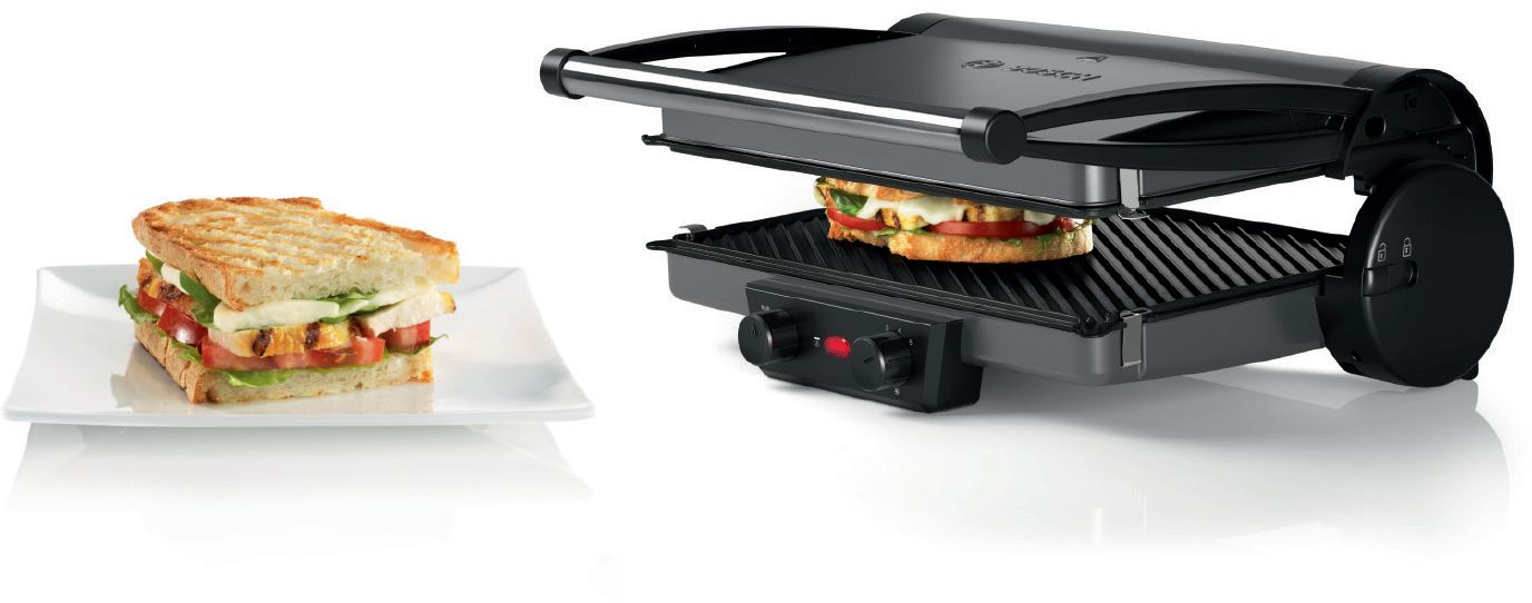 Bosch Kontaktgrill TCG4215 rauchsilberanthrazit