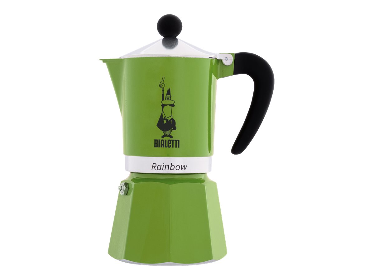 Bialetti Espressokocher Rainbow 3 Tassen gruen Bialetti Espressokocher Rainbow 3 Tassen gruen