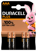 4 DURACELL Batterien PLUS Micro AAA 1,5 V