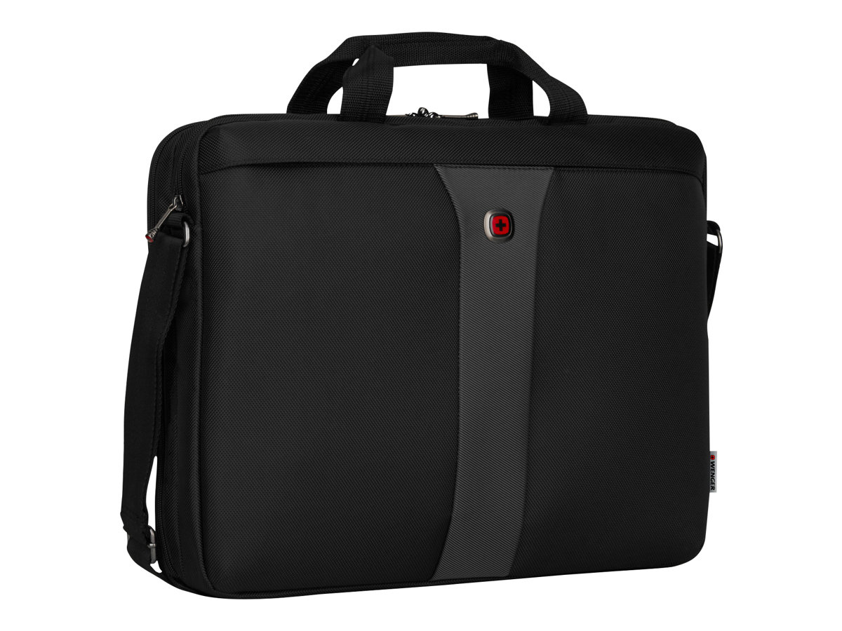 Wenger Legacy 17 - Schlanke 17-Zoll-Laptop-Tasche - schwarz