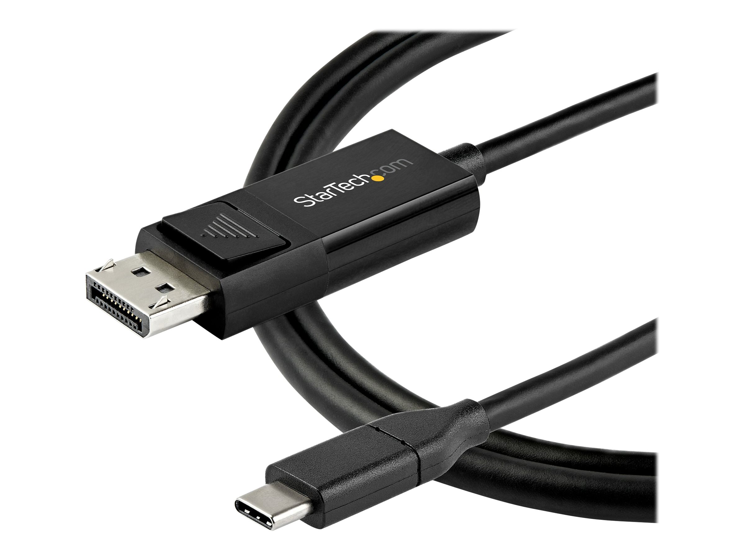 StarTech.com 6ft (2m) USB C to DisplayPort 1.4 Cable 8K 60Hz/4K - Reversible DP to USB-C or USB-C to DP Video Adapter Cable HBR3/HDR/DSC - USB-/DisplayPort-Kabel - 2 m