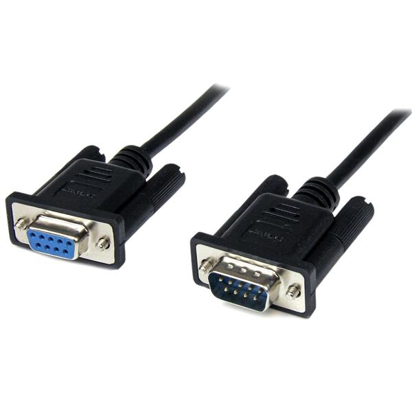 STARTECHCOM 2m Black DB9 RS232 Serial Null Modem Cable FM