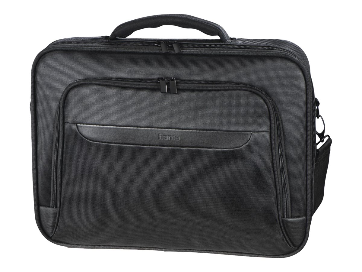 hama Laptoptasche Miami Kunstfaser schwarz 216521 bis 39,6 cm (15,6 Zoll)