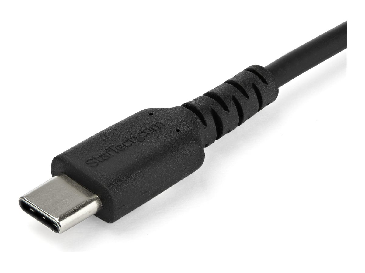 STARTECH.COM RUSB2CC2MB USB-C Kabel 2m hochwertiges USB 2.0 Typ-C Datenuebertragungs und Ladekabel St/St Schwarz