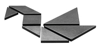 Schmidt MBS Tangram in Metalldose Geschicklichkeitsspiel Schmidt MBS Tangram in Metalldose Geschicklichkeitsspiel
