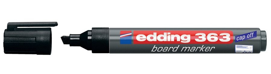 edding 363 WhiteboardMarker schwarz 1,0 5,0 mm, 10 St