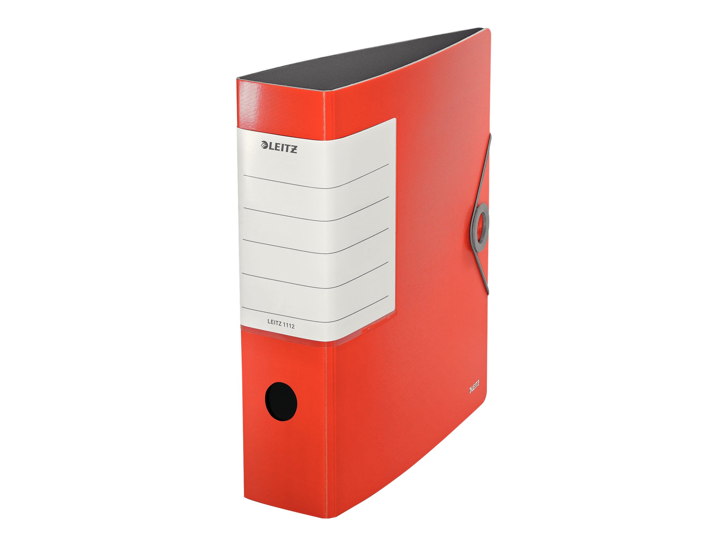 LEITZ Solid 1112 Ordner hellrot Kunststoff 8,2 cm DIN A4