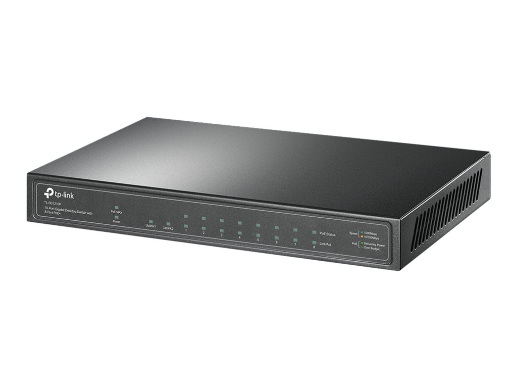 TL-SG1210P 10-Port Gigabit PoE+ Switch TL-SG1210P 10-Port Gigabit PoE+ Switch