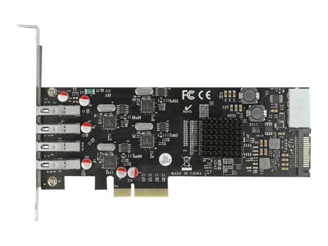 DeLock 4Port USB 32 PCI ExpressKarte