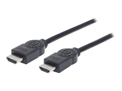 MANHATTAN High Speed HDMI-Kabel mit Ethernet-Kanal HEC ARC 3D 4K30Hz HDMI-Stecker auf HDMI-Stecker geschirmt schwarz 5m MANHATTAN High Speed HDMI-Kabel mit Ethernet-Kanal HEC ARC 3D 4K30Hz HDMI-Stecker auf HDMI-Stecker geschirmt schwarz 5m