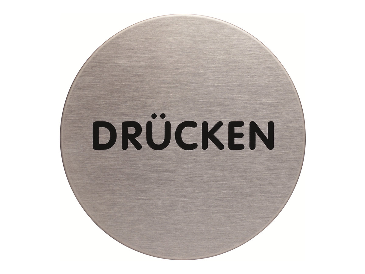 DURABLE Piktogramm Druecken rund 6,5 cm DURABLE Piktogramm Druecken rund 6,5 cm
