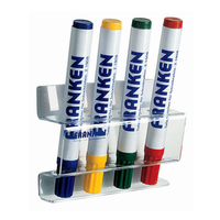Franken Stiftehalter transparent Acryl 4‑Fächer