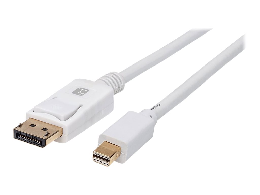 TECHLY Mini-DisplayPort M auf DisplayPort M Kabel 4K 60Hz weiss 2m TECHLY Mini-DisplayPort M auf DisplayPort M Kabel 4K 60Hz weiss 2m