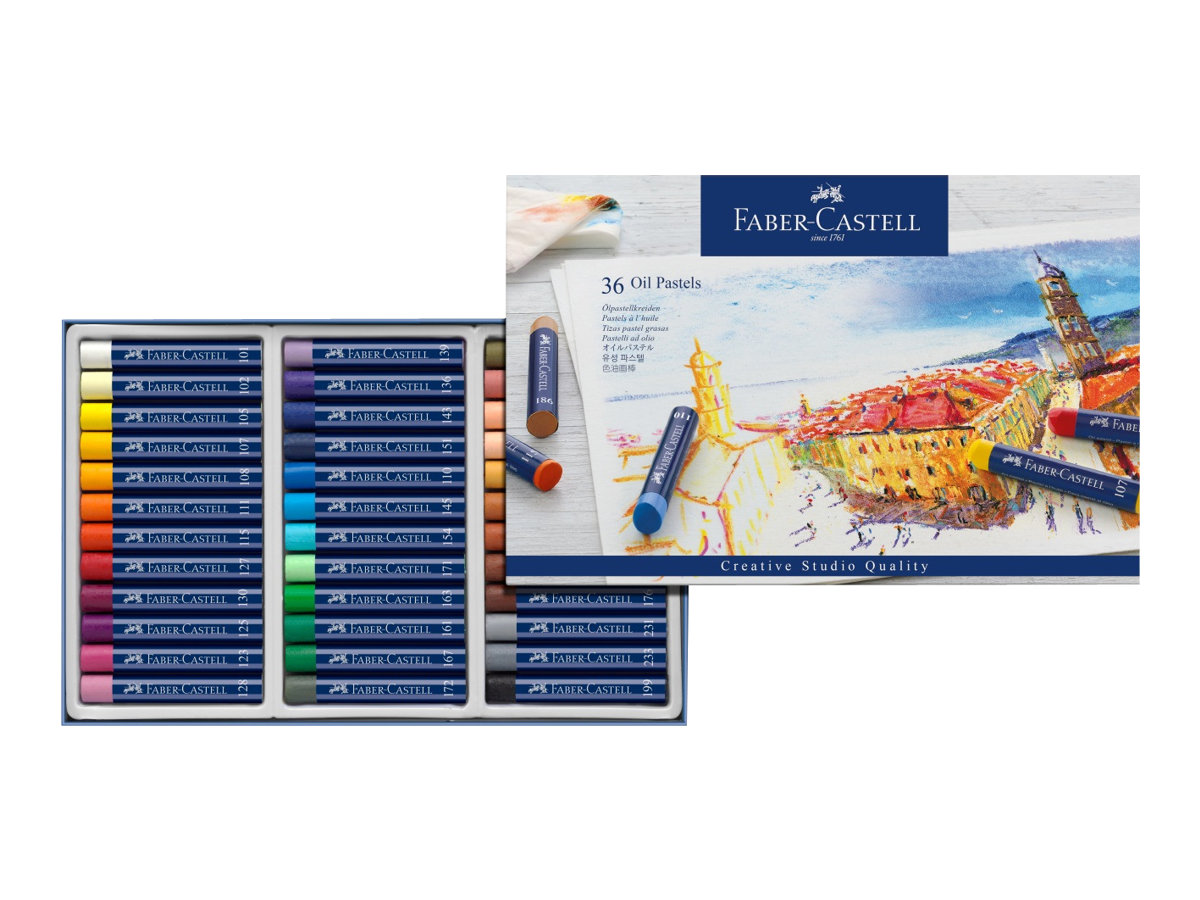 FABER-CASTELL Creative Studio oelkreide farbsortiert 36 St. FABER-CASTELL Creative Studio oelkreide farbsortiert 36 St.
