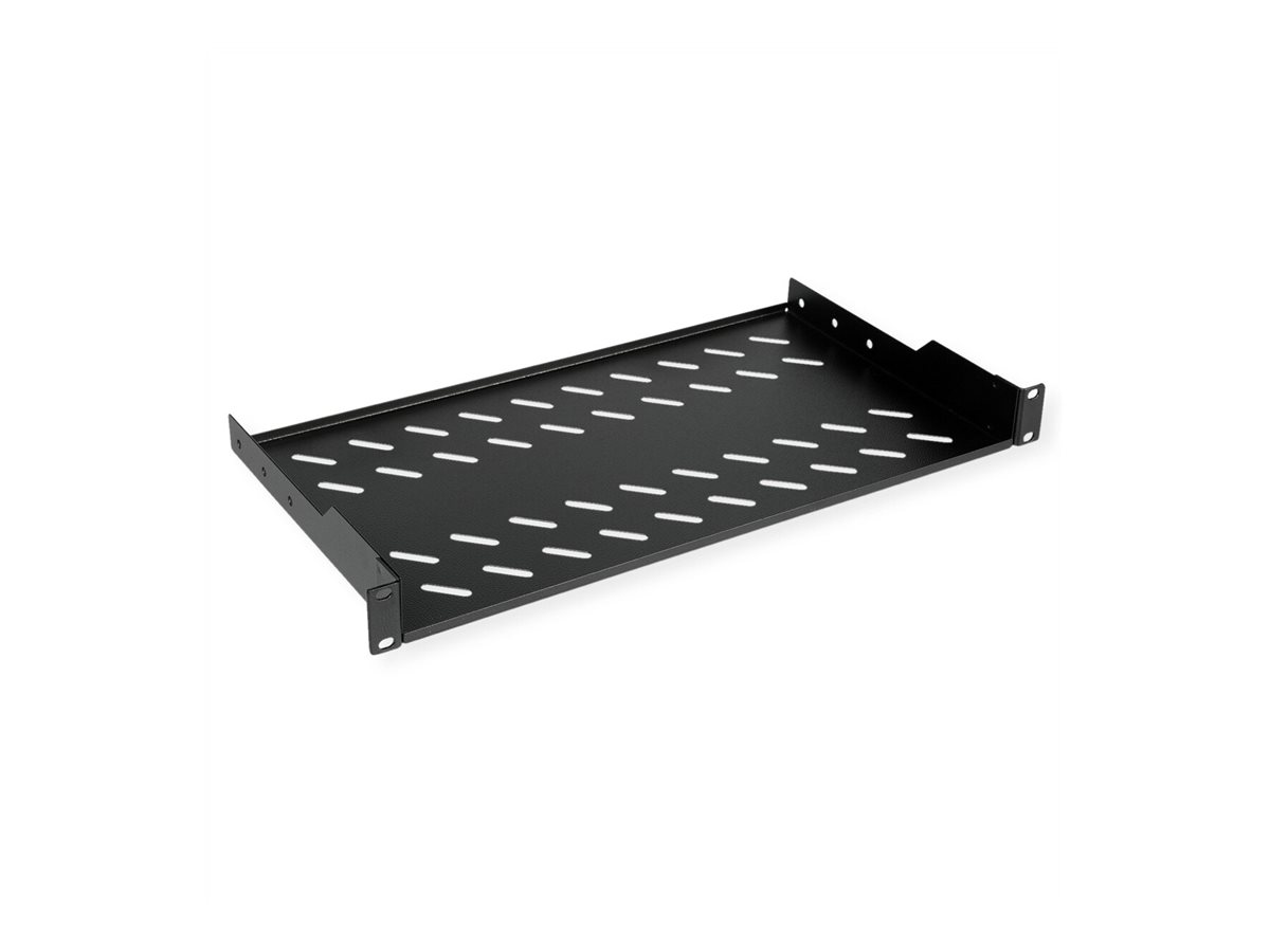 ROLINE Fachboden 48,26cm 19Zoll 1 HE 250 T 15 kg schwarz