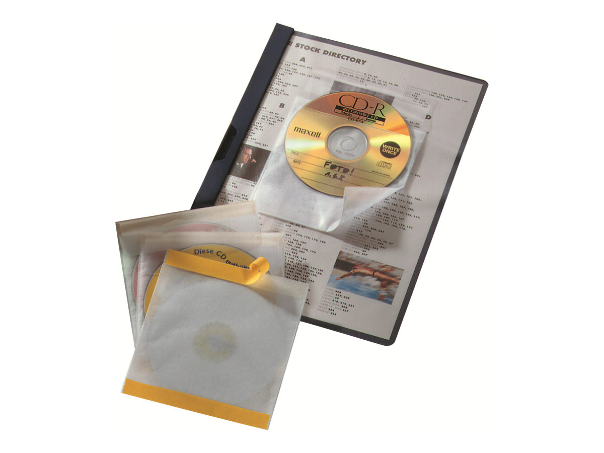 DURABLE 1er CD-/DVD-Huellen selbstklebend FIX transparent, 10 St. DURABLE 1er CD-/DVD-Huellen selbstklebend FIX transparent, 10 St.