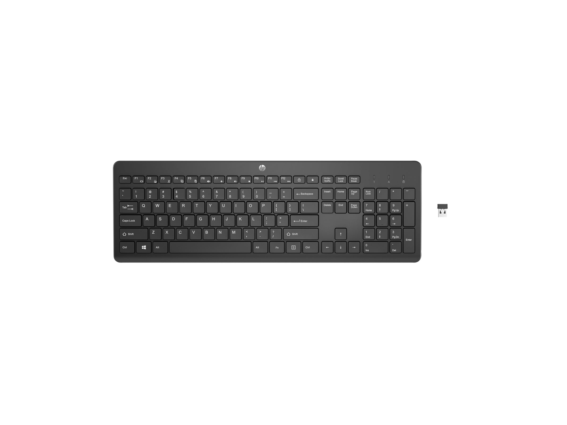 HP 230 Wireless Keyboard Black GR (P)