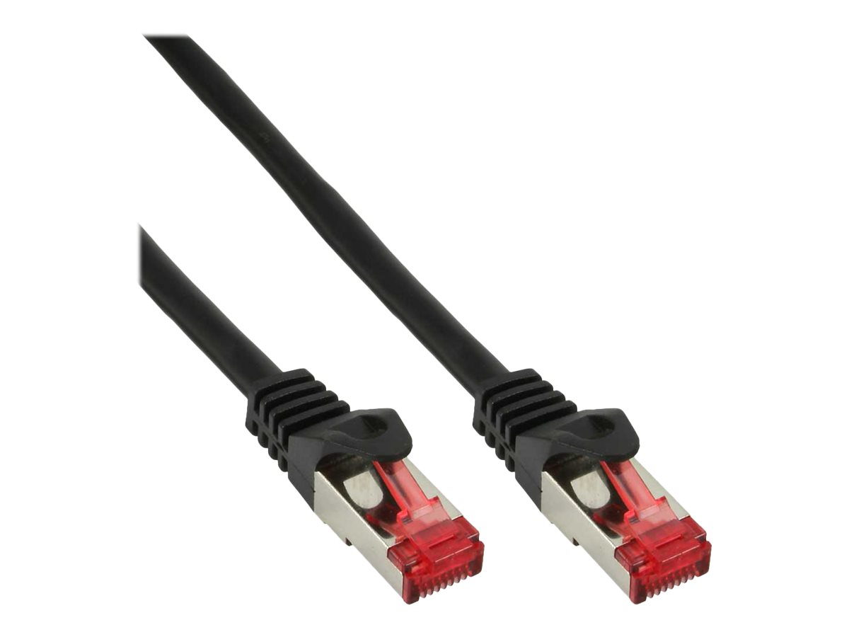 INLINE Patchkabel Cat.6 250MHz PVC CCA schwarz 10m