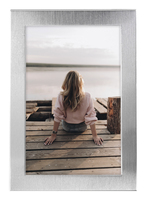 hama Bilderrahmen Riva silber 14,0 x 19,0 cm, 1 St